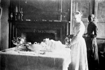 Betsy Standsberry and Mrs. E.E. Crawford